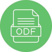 odf Datei Format Vektor Symbol