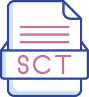 sct Datei Format Vektor Symbol