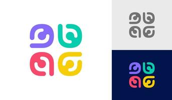 gemenskap människor, social gemenskap, abstrakt mänsklig familj logotyp design vektor