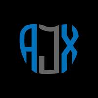 ajx Brief Logo kreativ Design. ajx einzigartig Design. vektor