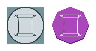 Rolle des Papiervektorsymbols vektor