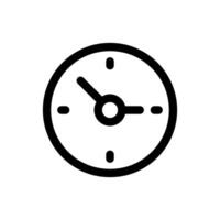 Uhr Symbol im modisch eben Stil isoliert auf Weiß Hintergrund. Uhr Silhouette Symbol zum Ihre Webseite Design, Logo, Anwendung, ui. Vektor Illustration, Folge10.