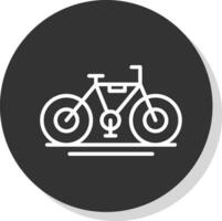 Fahrrad-Vektor-Icon-Design vektor