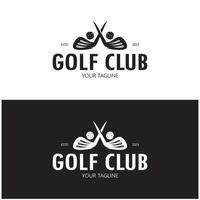 Golf Ball Logo, Golf Design Stock Logo, Logo zum Fachmann Golf Team, Golf Verein, Turnier, Golf Geschäft Geschäft, Golf Kurs, Veranstaltung vektor