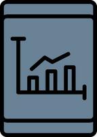 Analytics-Vektor-Icon-Design vektor