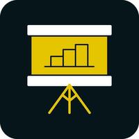 Diagramm-Vektor-Icon-Design vektor