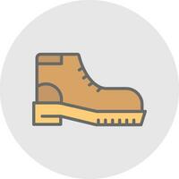 Stiefel-Vektor-Icon-Design vektor