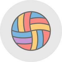 volleyboll vektor ikon design