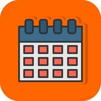 Kalender-Vektor-Icon-Design vektor