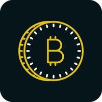 bitcoin vektor ikon design