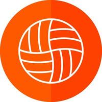 Volleyball-Vektor-Icon-Design vektor