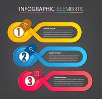 moderne Textfeldvorlage, Banner-Infografiken vektor