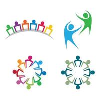 Community Care Logo Bilder Design vektor