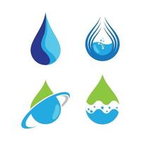 Wassertropfen-Logo-Bilder vektor