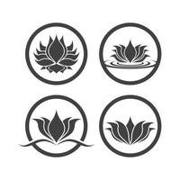 Beauty Lotus Logo Bilder vektor