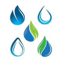 Wassertropfen-Logo-Bilder vektor