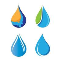 Wassertropfen-Logo-Bilder vektor