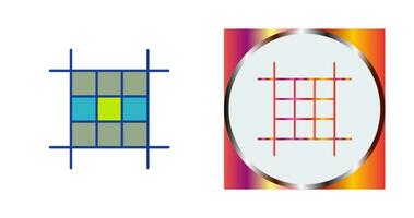 quadratisches Layout-Vektorsymbol vektor