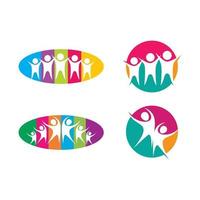 Community Care Logo Bilder Design vektor