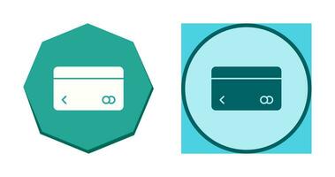 einzigartiges Vektorsymbol für Kreditkarten vektor