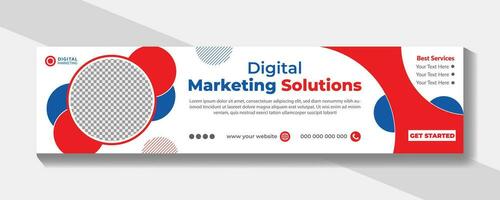 korporativ Geschäft und Digital Marketing Agentur Sozial Medien Banner, Header, Startseite Design mit Ballon Konzept. modern Geschäft Marketing Agentur Sozial Medien Startseite vektor