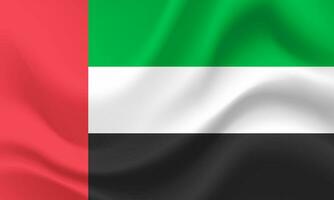 vereinigt arabisch Emirate Flagge. VAE Flagge. Flagge von Vereinigte Arabische Emirate VAE Flagge Illustration. offiziell Farben und Anteil korrekt. VAE Hintergrund. vektor