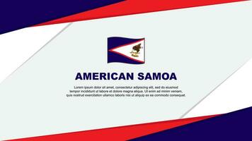 amerikanisch Samoa Flagge abstrakt Hintergrund Design Vorlage. amerikanisch Samoa Unabhängigkeit Tag Banner Karikatur Vektor Illustration. amerikanisch Samoa