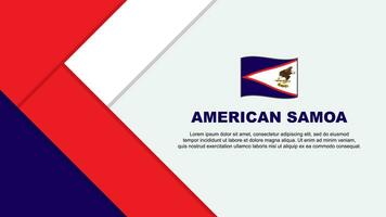 amerikanisch Samoa Flagge abstrakt Hintergrund Design Vorlage. amerikanisch Samoa Unabhängigkeit Tag Banner Karikatur Vektor Illustration. amerikanisch Samoa Illustration