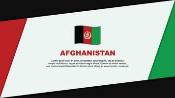Afghanistan Flagge abstrakt Hintergrund Design Vorlage. Afghanistan Unabhängigkeit Tag Banner Karikatur Vektor Illustration. Afghanistan Banner