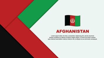 Afghanistan Flagge abstrakt Hintergrund Design Vorlage. Afghanistan Unabhängigkeit Tag Banner Karikatur Vektor Illustration. Afghanistan Illustration