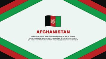 Afghanistan Flagge abstrakt Hintergrund Design Vorlage. Afghanistan Unabhängigkeit Tag Banner Karikatur Vektor Illustration. Afghanistan Vorlage