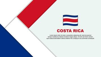 costa rica flagga abstrakt bakgrund design mall. costa rica oberoende dag baner tecknad serie vektor illustration. costa rica illustration