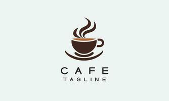 Tee oder Kaffee Tasse Logo Vektor Symbol Design