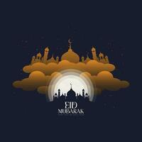 Eid Mubarak-Logo-Vektor vektor