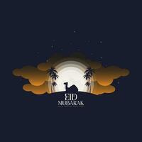 Eid Mubarak-Logo-Vektor vektor