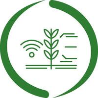 Smart-Farm-Vektor-Symbol vektor