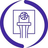 Basketball-Vektor-Symbol vektor