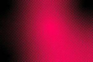 Rosa schwarz Gradient Farbe Halbton Hintergrund. Pop Kunst Design. Comic Buch Superheld gepunktet Halbton Textur vektor