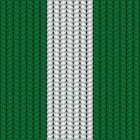 National Flagge geflochten Seil vektor