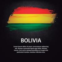 bolivias flaggborste vektor