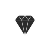 diamant, diamant objekt platt ikon illustration.linjär stil tecken för mobil begrepp och webb design.symbol.logotyp illustration.vector illustration vektor