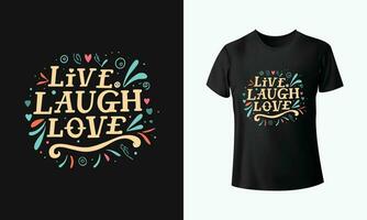 typografi t -shirt design vektor