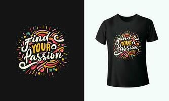 Typografie-T-Shirt-Design vektor