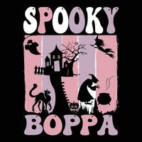 Halloween T-Shirt Design ,gespenstisch T-Shirt Design vektor