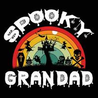 Halloween-T-Shirt-Design vektor