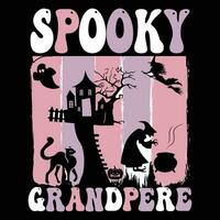 Halloween T-Shirt Design ,gespenstisch T-Shirt Design vektor