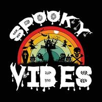 Halloween-T-Shirt-Design vektor