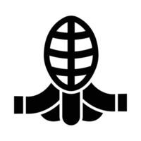 Kendo Vektor Glyphe Symbol zum persönlich und kommerziell verwenden.