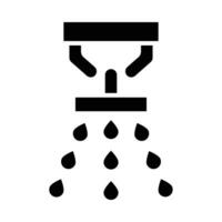 Sprinkler Vektor Glyphe Symbol zum persönlich und kommerziell verwenden.