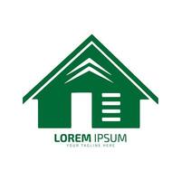 minimal och abstrakt logotyp av Hem ikon hus vektor silhuett isolerat design mall